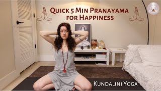 Kundalini Yoga Vashishta Kriya  Quick 5 Min Powerful Pranayama for Happiness [upl. by Bohi]