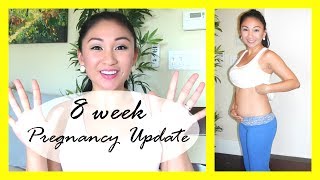 8 Week Pregnancy Vlog Symptoms TMI Hairy Horror Story [upl. by Enilaf]