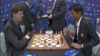 Vladislav Artemiev vs Praggnanandhaa R  FIDE World Blitz Chess Championship 2023 [upl. by Onimod999]