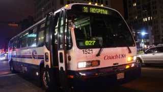 New Jersey Transit  Coach USA 2000 NovaBus RTS06 1521 On The 31  Broad amp Market Streets [upl. by Egnalos159]