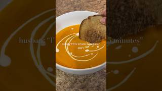 It’s my first time making butternut squash soup and it turned out delicious shorts cooking [upl. by Ahsakal]