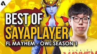 Best Plays of Florida Mayhem Sayaplayer  Overwatch League Season 1 [upl. by Ulphia424]