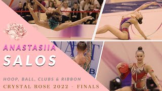 Anastasia Salos Finals All Aparatuses  Crystal Rose Minsk 2022 [upl. by Oppen]