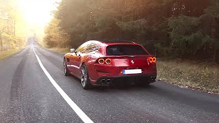 NOVITEC ROSSO FERRARI GTC4 LUSSO  F1 SOUND [upl. by Orabla]