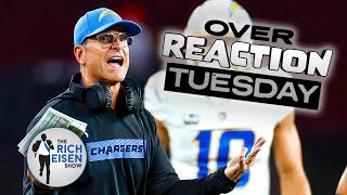 Overreaction Tuesday Rich Eisen Talks Harbaugh Jets Ravens Bucs Seahawks Patriots and More [upl. by Jacoby]