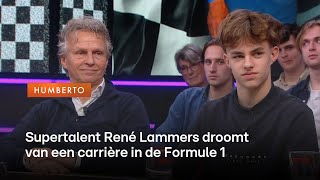 Supertalent René Lammers droomt van een carrière in de Formule 1  Humberto [upl. by Htidra]