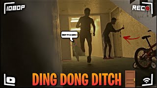 Ding Dong Ditch THEY CALLED THE COPS👮‍♂️ [upl. by Doane643]