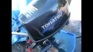 Tohatsu 4hp outboard 4 stroke [upl. by Irod]