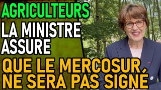 LA MINISTRE de LAGRICULTURE Est Convaincue Que Le Mercosur Ne Sera Pas Signé [upl. by Mhoj46]