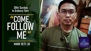 28th Sunday in Ordinary Time  Mark 101730 [upl. by Sel]