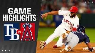 Rays vs Angels Game Highlights 4824  MLB Highlights [upl. by Rabassa]