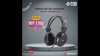 A4TECH HS30 ComfortFit Stereo Headphone [upl. by Anaic693]