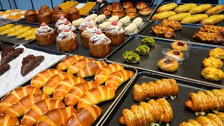 Korea Bakery Tour How to make sweet and awesome various breads  Korean street food 수원맛집 베이커리 [upl. by Haneeja403]