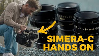 Small yet MIGHTY Hands on with Thypoch SimeraC T15 Cine Primes EMount DJI Ronin 4D8K [upl. by Einwat]