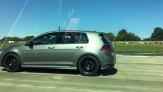 Golf R dsg vs Golf R manual 12 mile 40 roll [upl. by Schwab705]