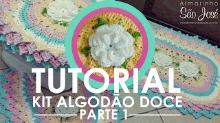 TUTORIAL  Kit Algodão doce  Parte 1  Flor [upl. by Elish]