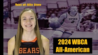 Allie Stone WBCA AllAmericans Path from West Carter to Pikeville [upl. by Zerdna411]