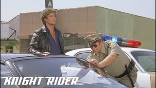 KITT bei der Polizeikontrolle  Knight Rider Deutschland [upl. by Adnotal919]