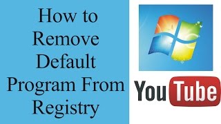 How to remove default program from registry [upl. by Nirehs641]