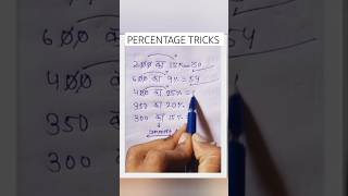 percentage tricks short mathstricks percentageप्रतिशत [upl. by Ebneter]