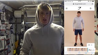 GYMSHARK REVIEW OVERSIZED HOODIE [upl. by Adalia]