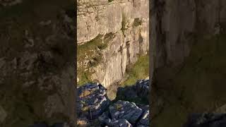 Yorkshire Dale national park memories standing on top of Malham Cove on the Pennine Way walking [upl. by Itsud]