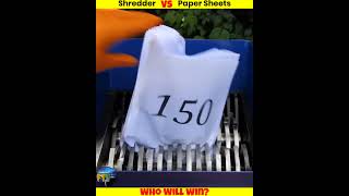 Tonnes Of Paper Sheets Vs Shredder [upl. by Pamela]