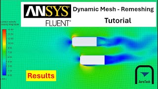 CFD Dynamic mesh  Remeshing  Overtaking process ANSYS Fluent 2022R2 [upl. by Ahsiekan952]