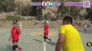 LIGA DE BALONMANO LIMA  LA HUERTA VS SUPERNOVA  CADETE U16  DAMAS [upl. by Gigi]