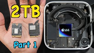 We Redesign the SSD for M4 Mac Mini Part 1 [upl. by Rhodie]