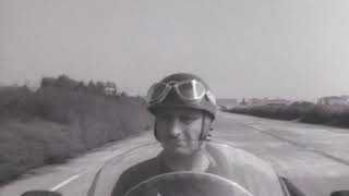 Onboard with Juan Manuel Fangio testing a Maserati  1957 F1  Modena Autodrome [upl. by Dubois909]