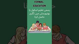 EducationTypes of education  Formal Education  Informal Education  Nonformal Education [upl. by Green]