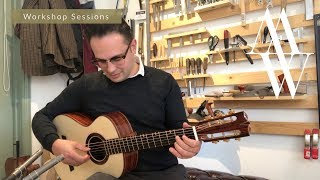 Turnstone Guitars TS Cocobolo  Alpine Spruce  Michael Watts  Workshop Sessions [upl. by Yehudi]