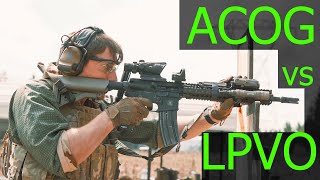 ACOG vs LPVO Primary Arms ACOG with ACSS Aurora [upl. by Mclain628]