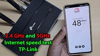 2 4ghz vs 5ghz speed test on tp link router [upl. by Packton]