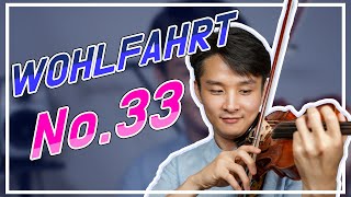 Wohlfahrt Violin Etude No33 보찬TV High Quality Stereo Sound [upl. by Arved]