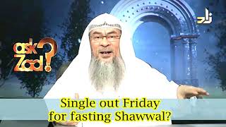 Single out Friday for fasting Shawwal  Assim al hakeem [upl. by Nivak945]