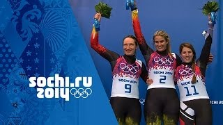 Womens Luge Singles  Geisenberger Wins Gold  Sochi 2014 Winter Olympics [upl. by Anni]