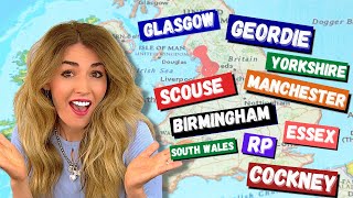 Learn 15 BRITISH Accents from around the UK with Examples britishaccent [upl. by Yelrac75]