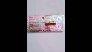 Betahistine tablet 8 mgvertin tablet  चक्कर की गोली [upl. by Eatnohs406]