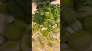 Leek and potato stew with smoked pork food delicous recipe cuisine cooking foodie stew [upl. by Elgna]