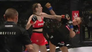 Fagata Vs Monika Kociołek cała walka fame mma 14 Update [upl. by Htrahddis]