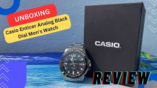 Unboxing the Casio Enticer Analog Watch A Timeless Masterpiece [upl. by Reiter]