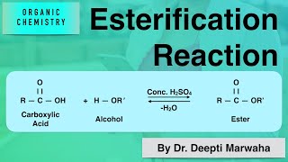 Esterification Reaction  Organic Chemistry [upl. by Legnaesoj]