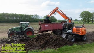 Mest strooien 2024  Agr Dienstverlening Siegerswoude  Spreading manure  Mist streuen [upl. by Holihs838]