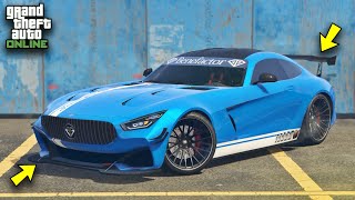 GTA 5 Online BENEFACTOR SCHLAGEN GT Customization amp Test  MercedesAMG GT [upl. by Neeka]