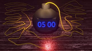 5 Minute Timer Bomb 💣 3D Timer [upl. by Goodrow]