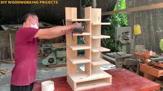 Easy Modern Style Woodworking From Pallets  The Best DIY Shoe Racks To Keep Your Home In Order [upl. by Karina267]