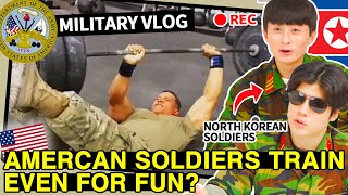 North Korean Soldiers React to U S Military VLOG for the First Time [upl. by Yemorej432]