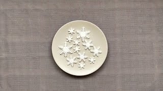 How to make Fondant Snowflakes [upl. by Leva]